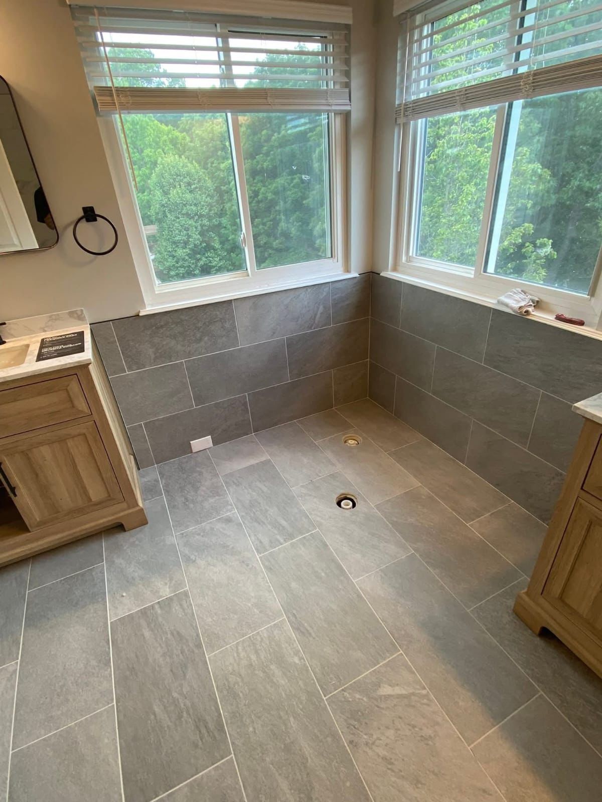 Before: Dark basement